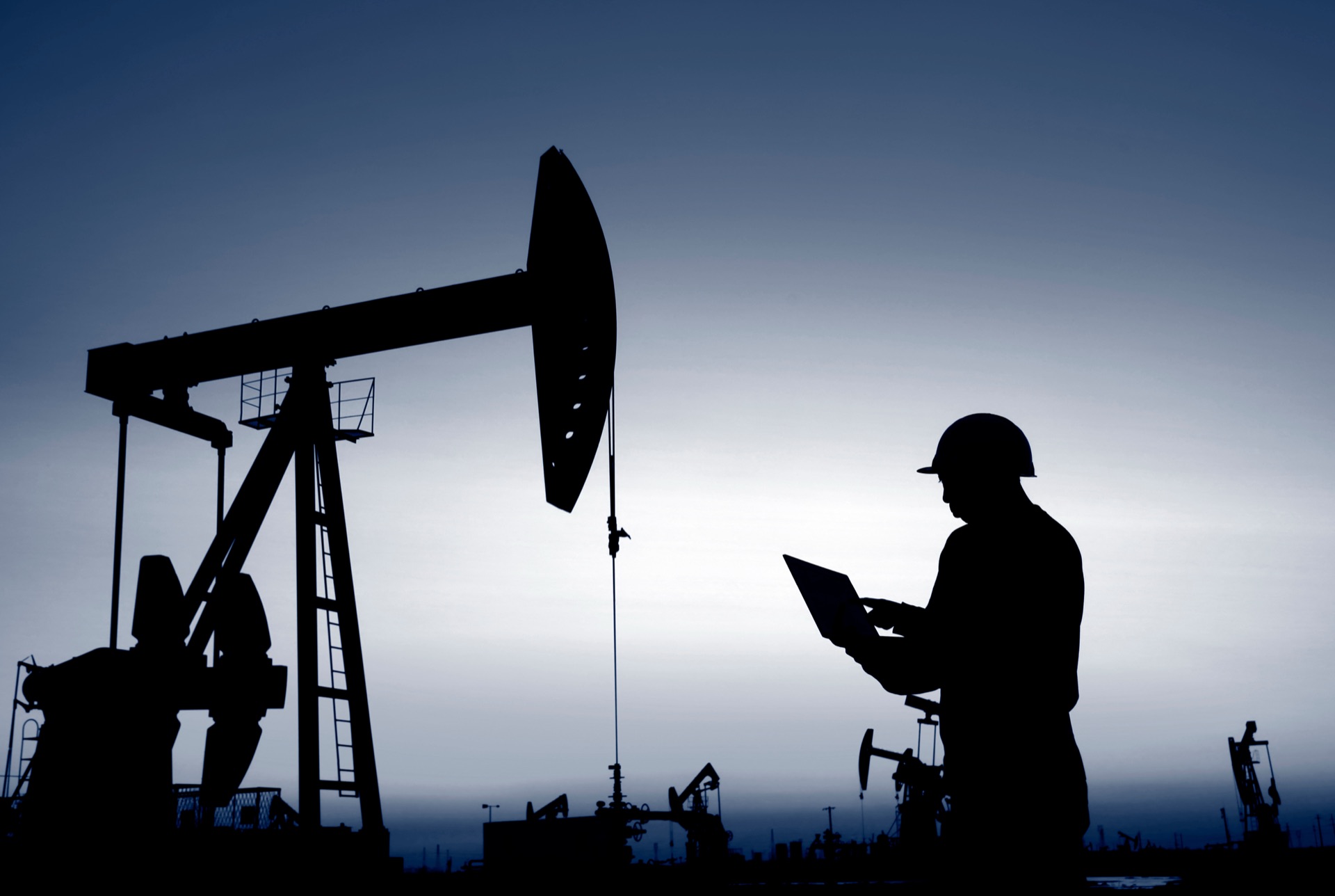 Pressurised storage sphere representing oil and gas processing and storage infrastructure